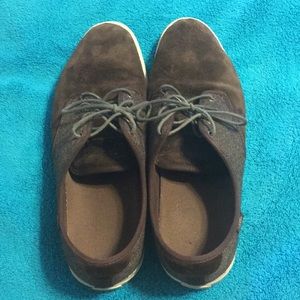 Vans suede and canvas dress shoes 13